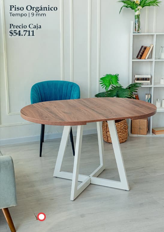 Imagen descubre como renovar tu hogar - comedor piso organico tempo